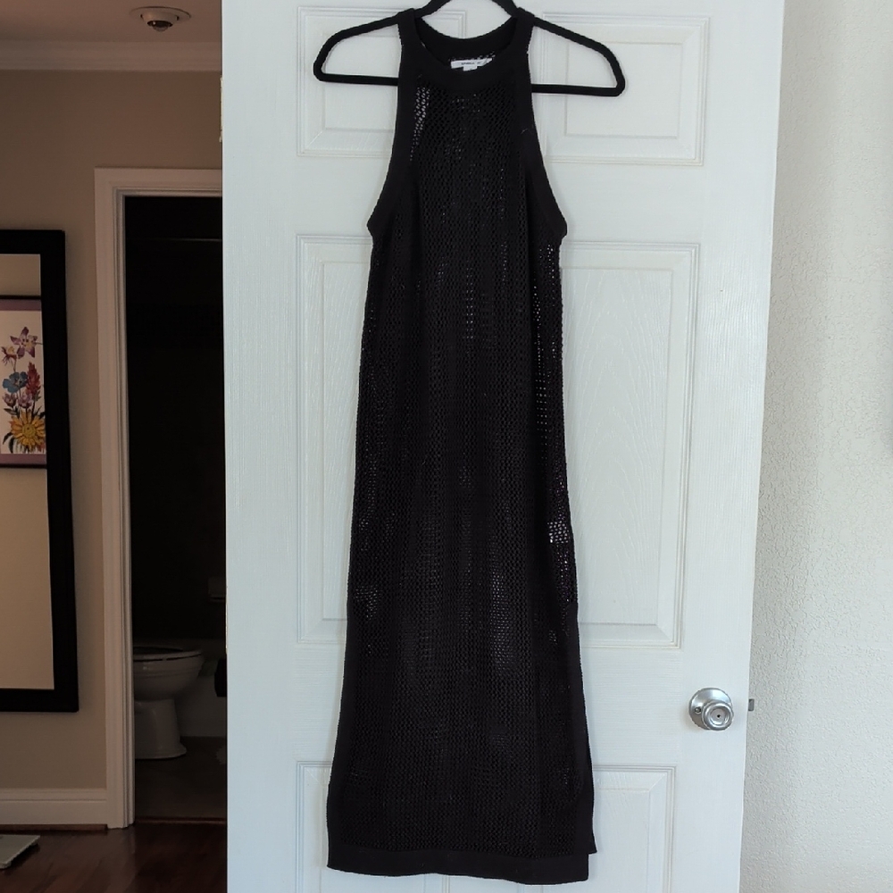 O'Neill Long Black Crochet Cover Up